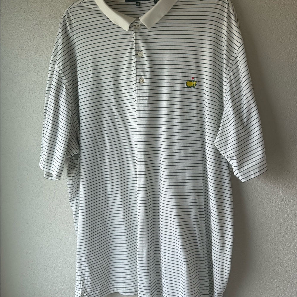 Striped White Master Polo Shirt